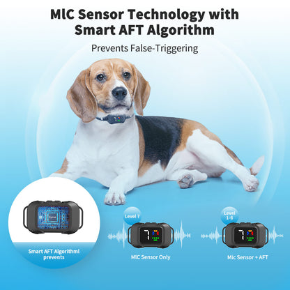 Ultrasonic Anti Bark Collar with Tone & Vibration (3-in-1)