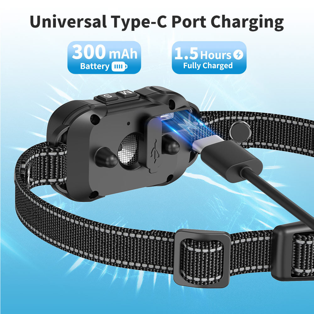 Ultrasonic Anti Bark Collar with Tone & Vibration (3-in-1)