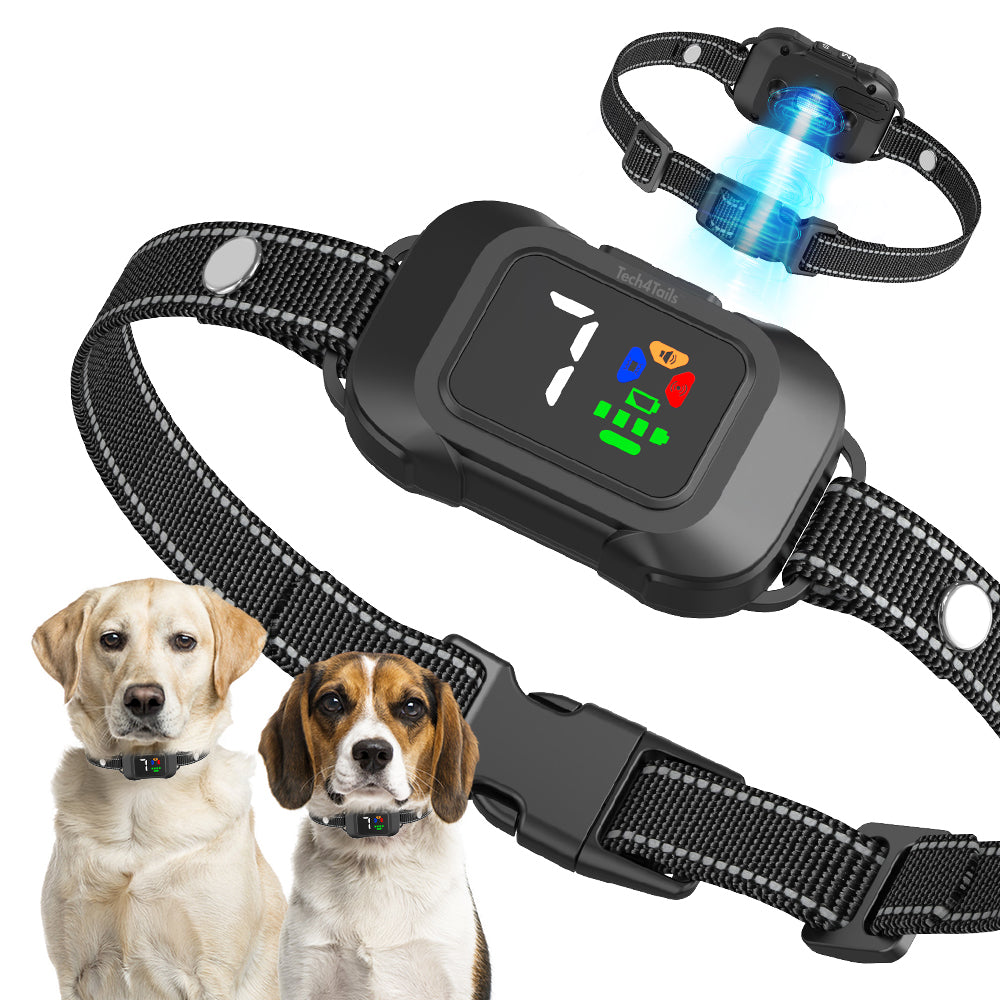 Ultrasonic Anti Bark Collar with Tone & Vibration (3-in-1)